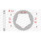 AFAM steel sprocket 39 teeth pitch 525 type 50608 Ducati 848