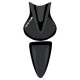 Saddle cover Bagster (2190D) Black/Black Matt/White Letters Kawasaki ZX6 R/RR 08