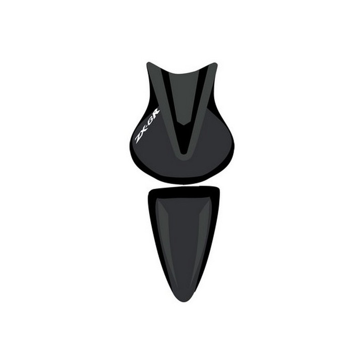 Housse de selle Bagster (2190D) Noir/Noir Mat/Lettres Blanches Kawasaki ZX6 R/RR 08 Housse de selle Bagster (2190D) Noir/Noir Mat/Lettres Blanches Kawasaki ZX6 R/RR 08