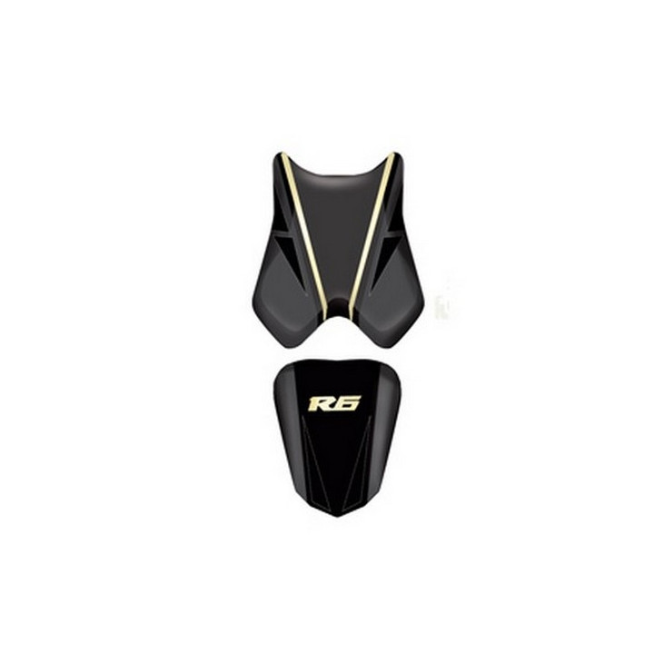 Housse de selle Bagster (2203G) Noir/Or/Lettres Or Yamaha YZF-R6 09-10