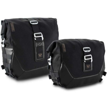 Sacoches cavalières SW-Motech LEGEND GEAR LC1/LC2 Black Ed. + écarteurs SLC HIMALAYAN