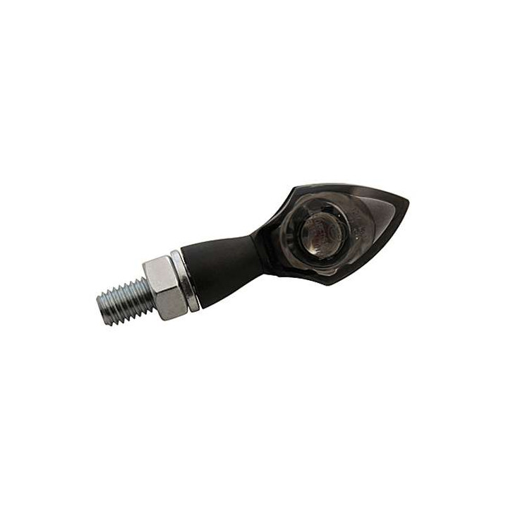 Motorcycle turn signals HIGHSIDER PEN HEAD BLACK/FUME