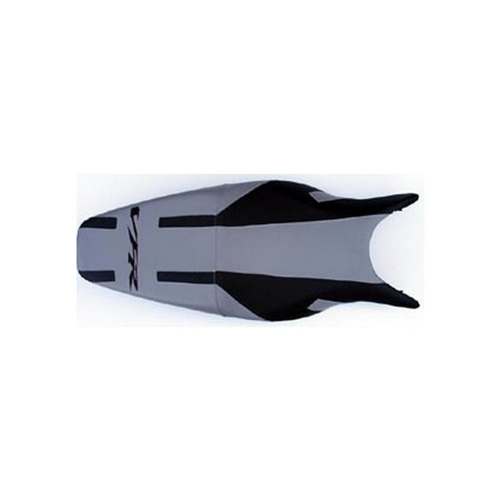 Housse de selle Bagster (2138B) Gris Clair/Noir//Lettres Noires Honda VFR800 02-06