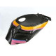 Tapis de réservoir Bagster noir/orange/cassis/pervenche (1228F) Yamaha FZR1000