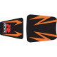 Housse de selle Bagster (2151B) Noir/Orange/Lettres Grises Claires Suzuki GSX600R 04