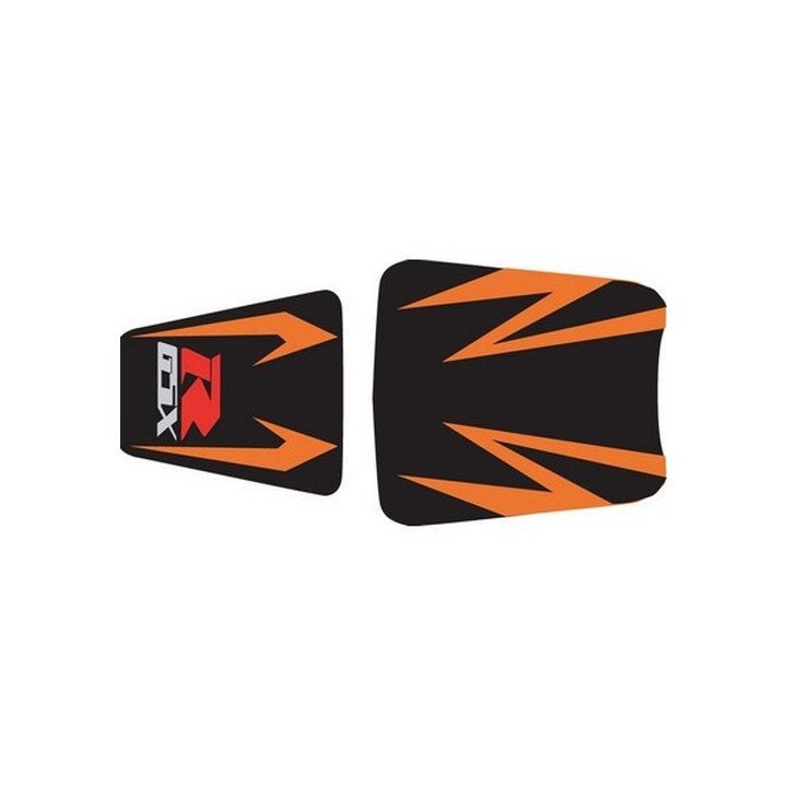 Housse de selle Bagster (2151B) Noir/Orange/Lettres Grises Claires Suzuki GSX600R 04
