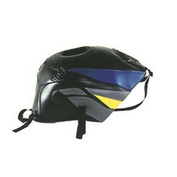 Tapis de réservoir Bagster noir/bleu/acier/citron (1208Z) Honda CBR600F2/F3