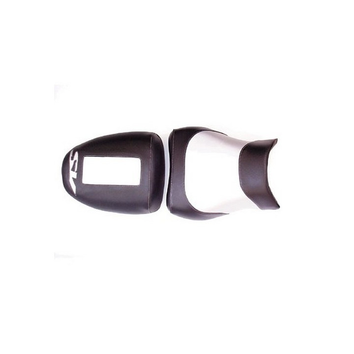 Housse de selle Bagster (2106A) Noir/Argent/Lettres Argent Suzuki SV650/ SV650 S 99 Housse de selle Bagster (2106A) Noir/Argent/Lettres Argent Suzuki SV650/ SV650 S 99
