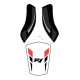 Saddle cover Bagster (2211F) Black/White/Gris Clair/Rouge/Black Letters Yamaha YZF-R1 11