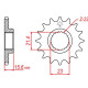 Pignon JT 14 teeth not 520 type 577