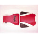 Housse de selle Bagster (2048F) Rouge Fonce/Blanc/Noir/Lettres Noires Kawasaki ZX7 R 99