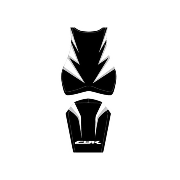 Housse de selle Bagster (2198I) Noir/Blanc/Lettres Blanches Honda CBR1000RR 10