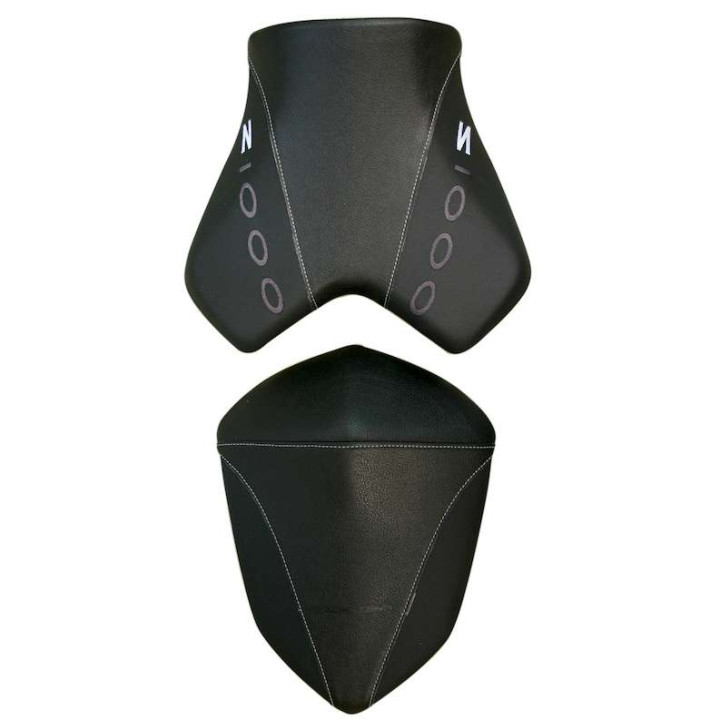 Housse de selle Bagster (2192C) Noir/Noir Mat/Lettres Anthracites Blanches Kawasaki Z1000 07-09