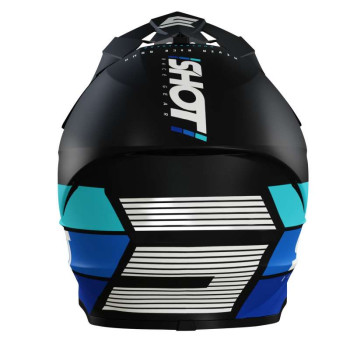Casque moto cross Shot FURIOUS STORY 2022 BLUE MATT