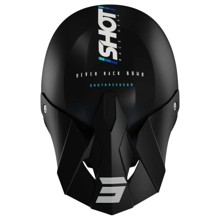 Casque moto cross Shot FURIOUS STORY 2022 BLUE MATT