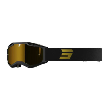 Masque moto cross Shot IRIS 2.0 TECH GOLD GLOSSY
