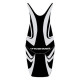 Saddle cover Bagster (2199C) Black/White Letters Honda TRANSALP 700 08-10