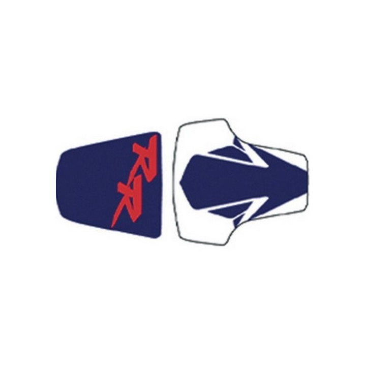 Housse de selle Bagster (2137A) Blanc/Bleu Fonce/Lettres Rouges Honda CBR900RR Fireblade 02