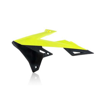 Ouies de radiateur noir/jaune fluo Acerbis SUZUKI RM-Z450 (0023061.443)