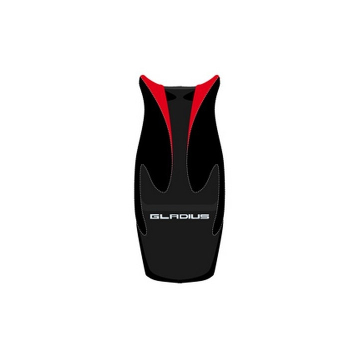 Housse de selle Bagster (2210E) Noir/Rouge/Lettres Argent Suzuki GLADIUS 650 10