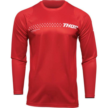 Maillot moto cross Thor SECTOR MINIMAL 2022 RED Maillot moto cross Thor SECTOR MINIMAL 2022 RED