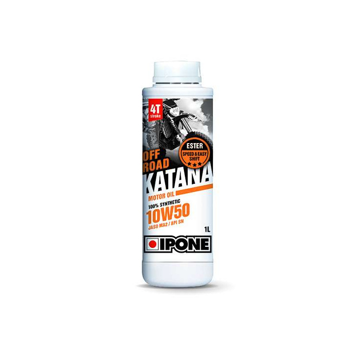 IPONE - Huile moteur 4T 10W50 Katana Off Road - 1 litre