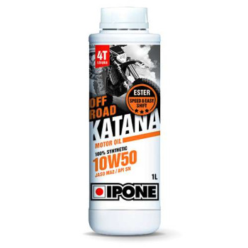 IPONE - Huile moteur 4T 10W50 Katana Off Road - 1 litre IPONE - Huile moteur 4T 10W50 Katana Off Road - 1 litre