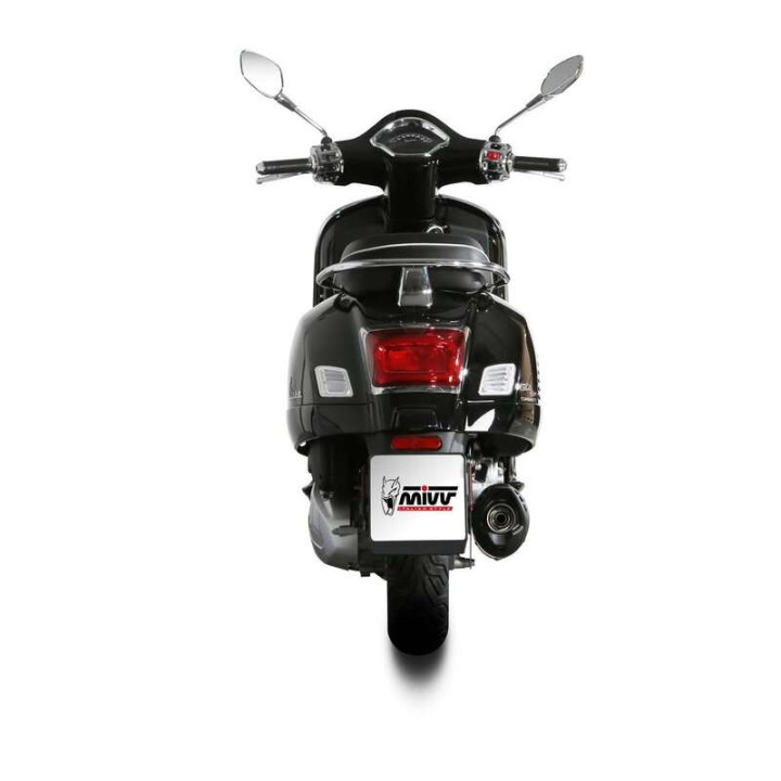 Silencieux Mivv MOVER Inox noir (MV.PG.0008.LV) Piaggio Vespa GTS300