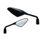 Motorcycle mirrors Bihr Wind M10/125 Black