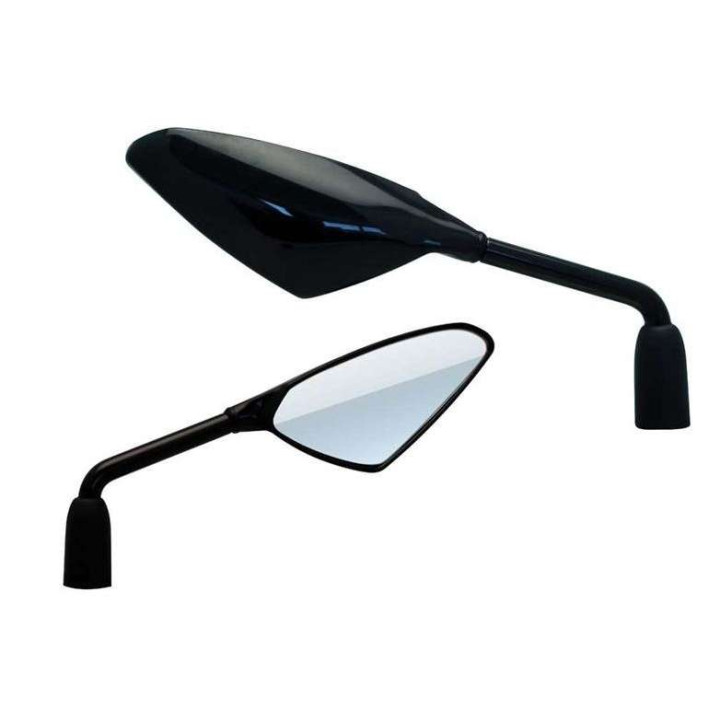 Motorcycle mirrors Bihr Wind M10/125 Black