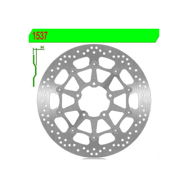 Front left brake disc NG 1537 ZX10R NINJA 16-17