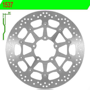 Front left brake disc NG 1537 ZX10R NINJA 16-17
