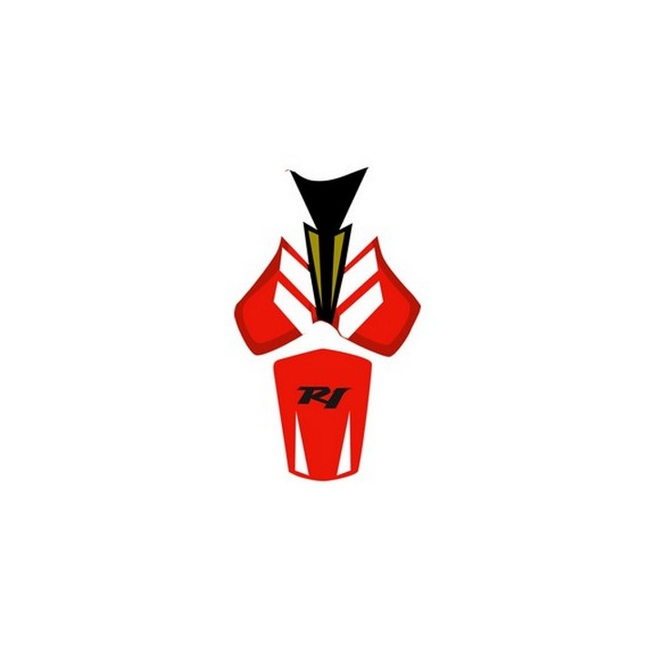 Saddle cover Bagster (2188E) White/Red/Black/Letters Black Yamaha YZF-R1 08 Saddle cover Bagster (2188E) White/Red/Black/Letters Black Yamaha YZF-R1 08