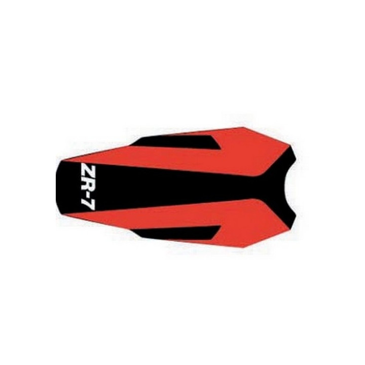 Housse de selle Bagster (2107E) Rouge Fonce/Noir/Lettres Argent Kawasaki ZR7/ZR 7 S 01-03