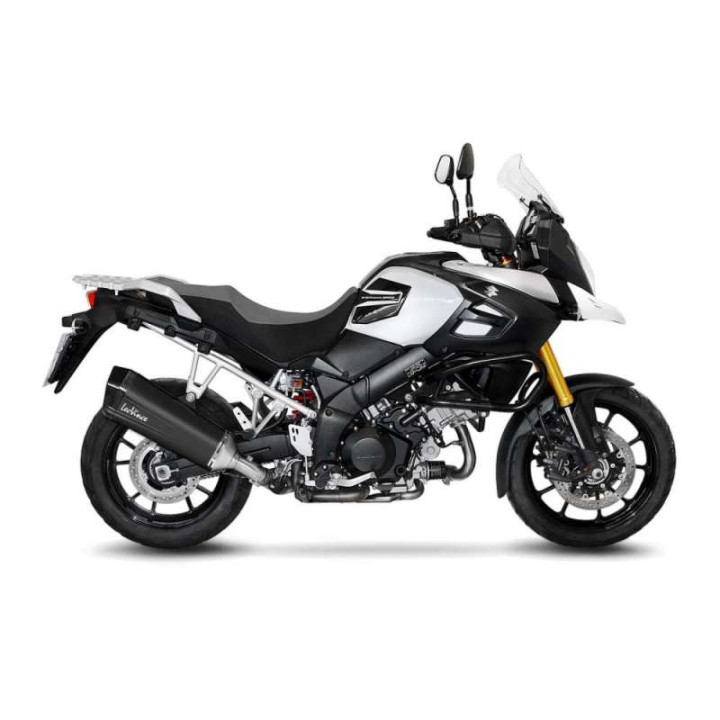 Silencieux homologué LeoVince LV-12 Black Edition (15304B) Suzuki V-Strom 1000