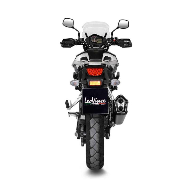 Silencieux homologué LeoVince LV-12 Black Edition (15304B) Suzuki V-Strom 1000