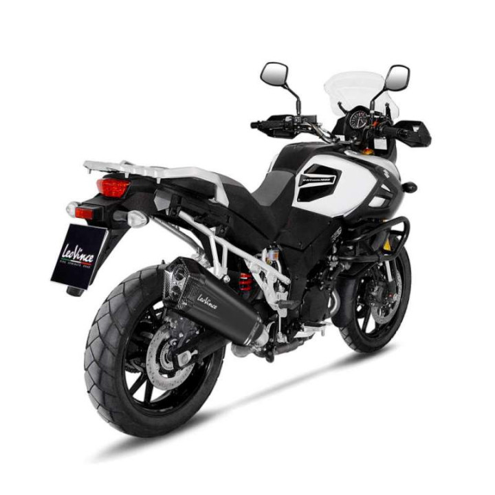 Silencieux homologué LeoVince LV-12 Black Edition (15304B) Suzuki V-Strom 1000