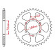 Couronne acier JT 40 dents pas 520 type 1458