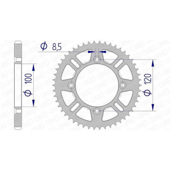 AFAM 47 teeth not 428 type 15104N Suzuki RM 80