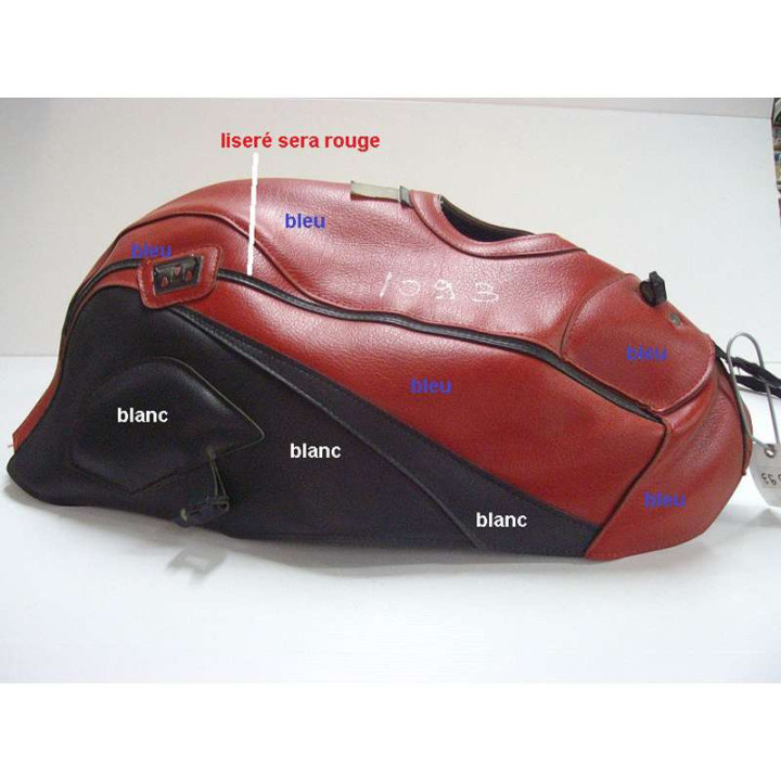 Bagster tank mat blue/white/red border (1093G) Kawasaki GPZ750/900 R Ninja
