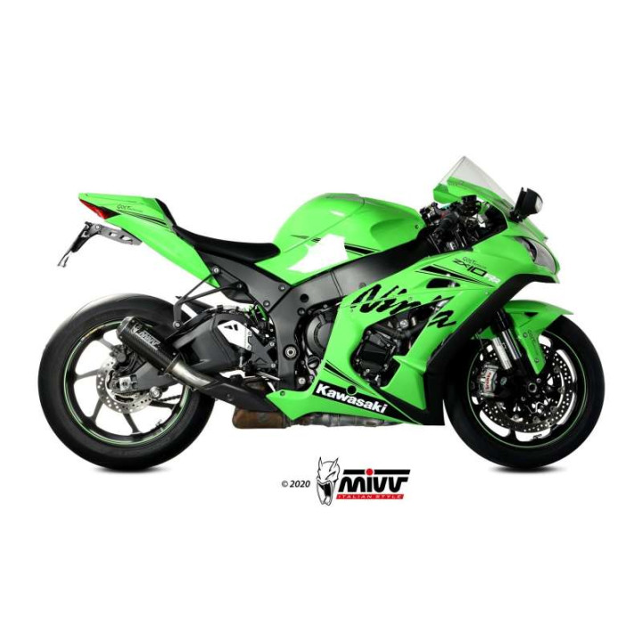 Silencieux homologué Mivv MK3 Carbone (K.042.LM3C) Kawasaki ZX-10R/RR