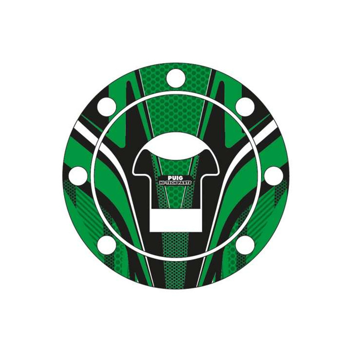 Puig RADIKAL Motorcycle tank cap protector Honda Green