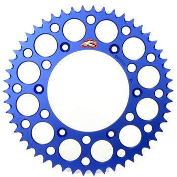 Couronne Renthal anti-boue bleue 50 dents Yamaha YZ125/250/450