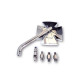 Motorcycle mirrors HIGHSIDER IRON CROSS CHROME
