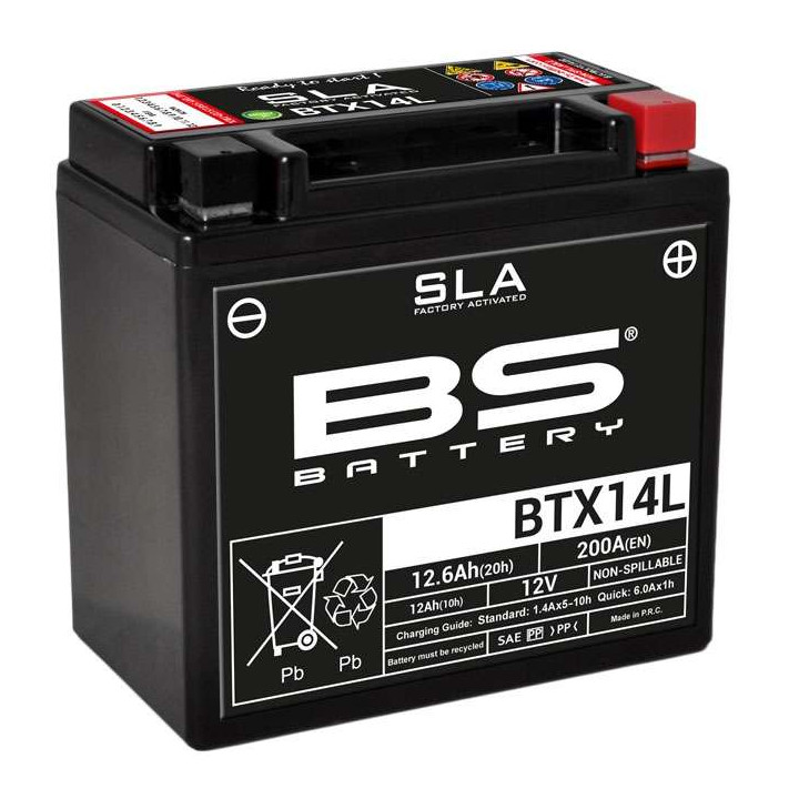 BS BTX14L SLA battery (YTX14L)