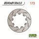 Motorcycle brake disc fixed 240mm (ref. 173)