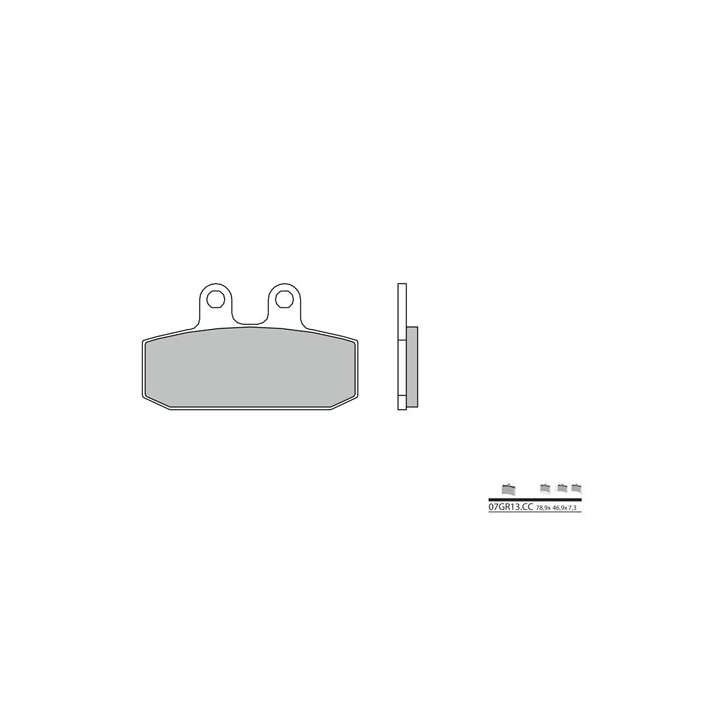 BREMBO 07GR13CC organic brake pads