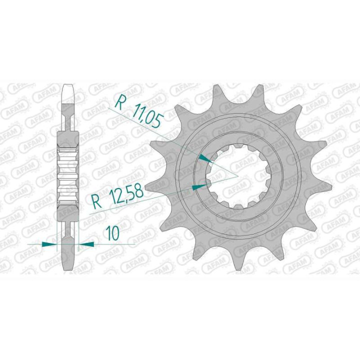 AFAM 13 teeth not 520 type 94312 GAS-GAS EC 250 Enduro