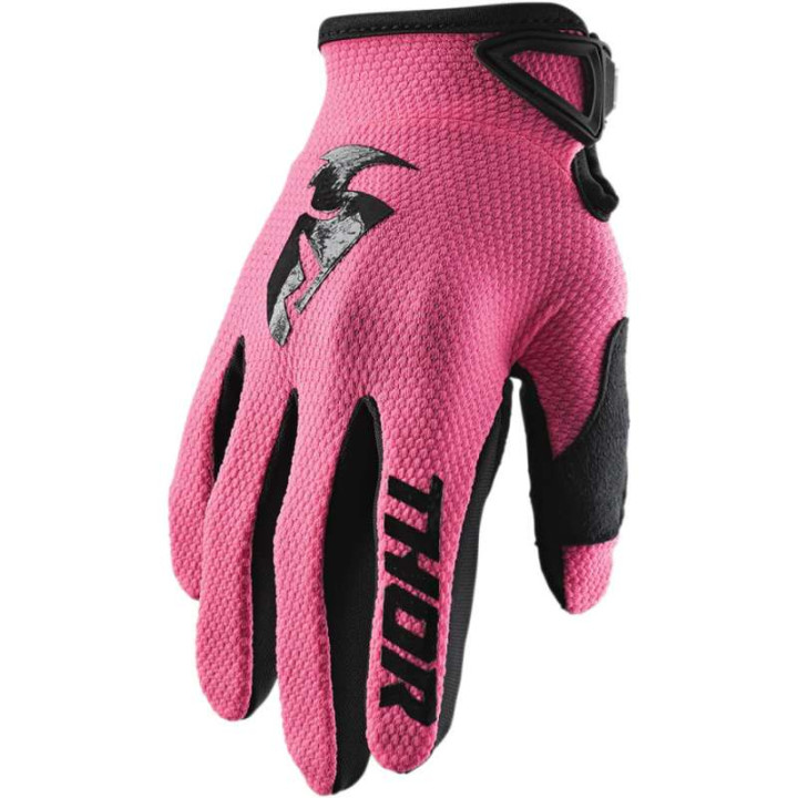 Gants moto cross femme Thor SECTOR 2020 PINK