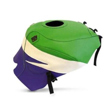 Tapis de réservoir Bagster blanc/bleu/vert (1258C) Kawasaki ZXR750R Tapis de réservoir Bagster blanc/bleu/vert (1258C) Kawasaki ZXR750R
